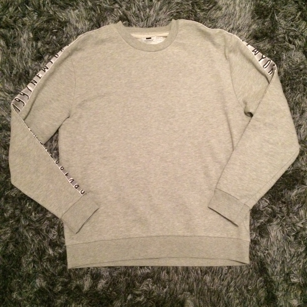 Topman NY Tape Sweatshirt